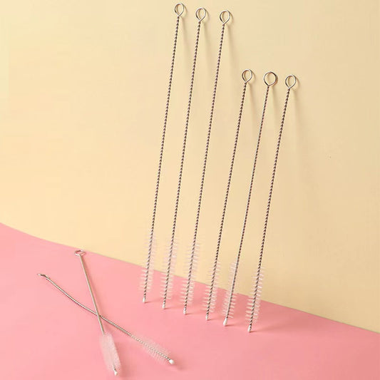 4/10Pcs/Set Stainless Soft Hair Suction For Washing Glass