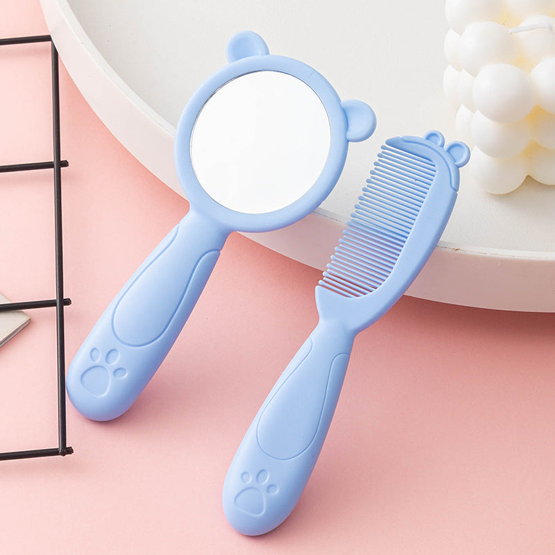 Baby Safety Comb Woman Mirror Massage Hair Brush