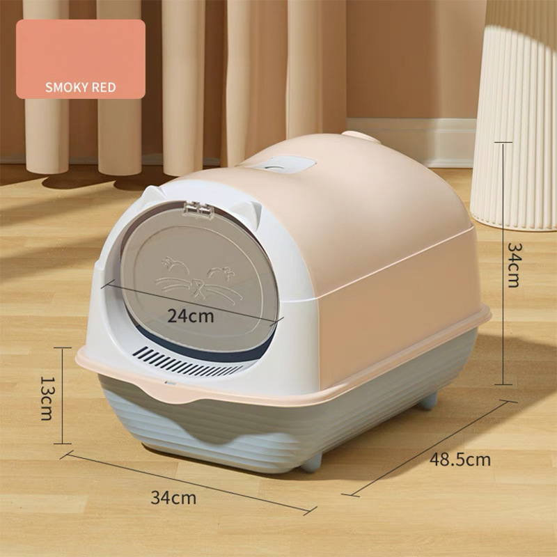 Cat Litter Box Fully Enclosed Toilet