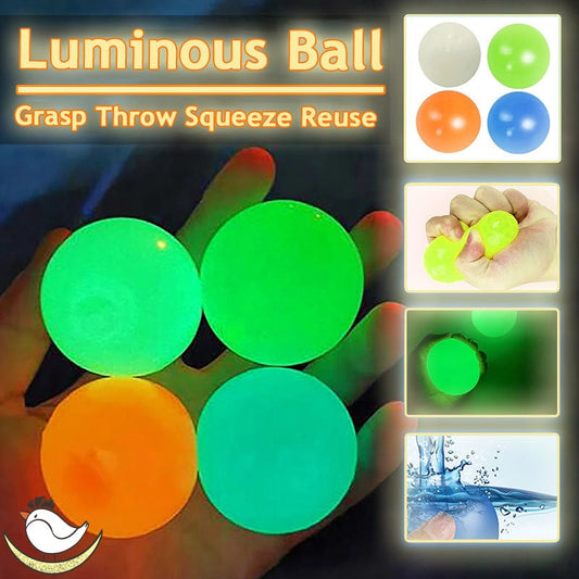 5/10pcs Luminous Sticky Ball Toys