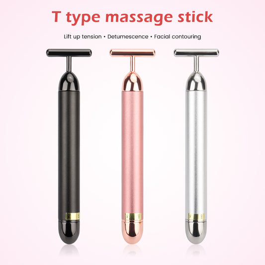 Face Lift Bar Roller Vibration Slimming Massager Facial Stick