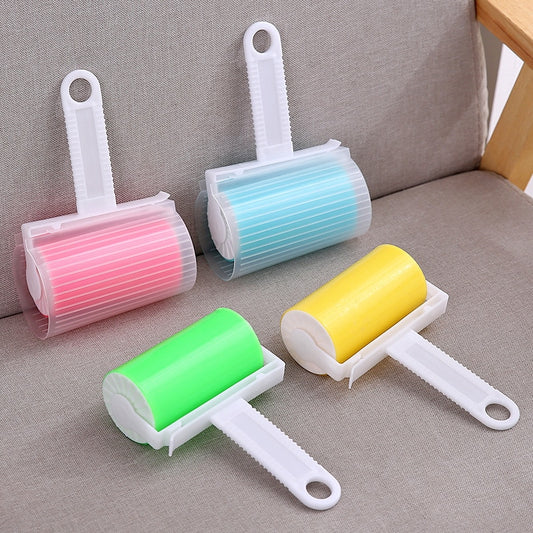 Washable Clothes Hair Sticky Roller Reusable Portable