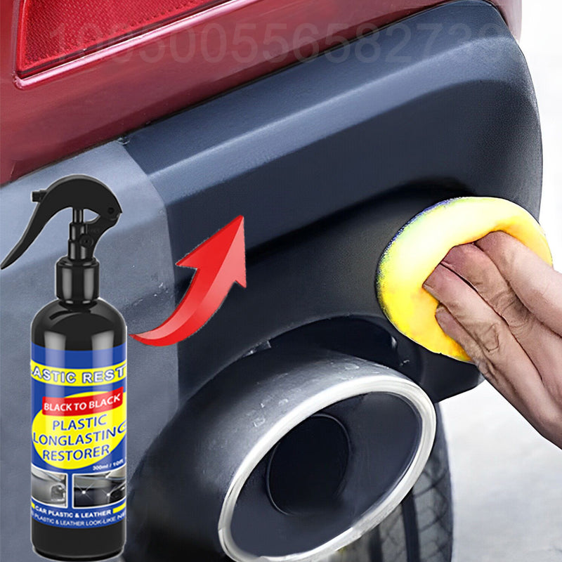 Car Plastic Restorer Back To Black Gloss Car Cleaning Spray