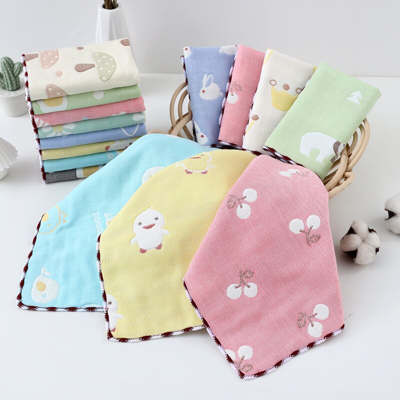 Cotton Muslin Towel Handkerchiefs 6 Layers