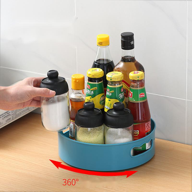 360 Rotating Tray Kitchen Storage