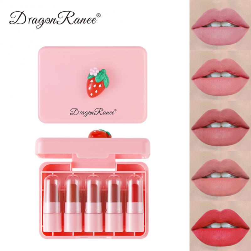 Strawberry Mini Lipstick Set Small