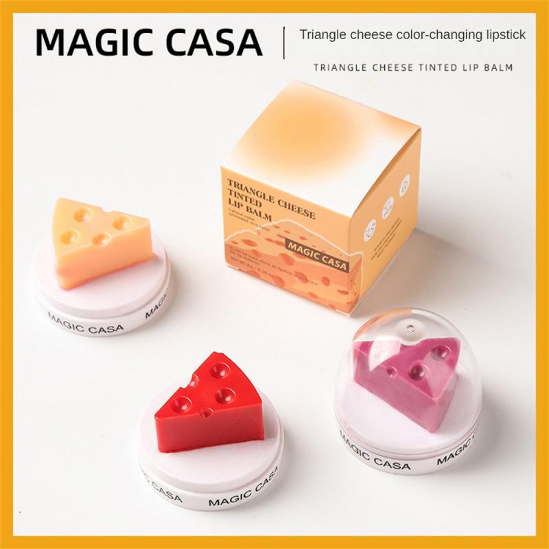 Lip Balm Color Changing Cheese Transparent Long-lasting