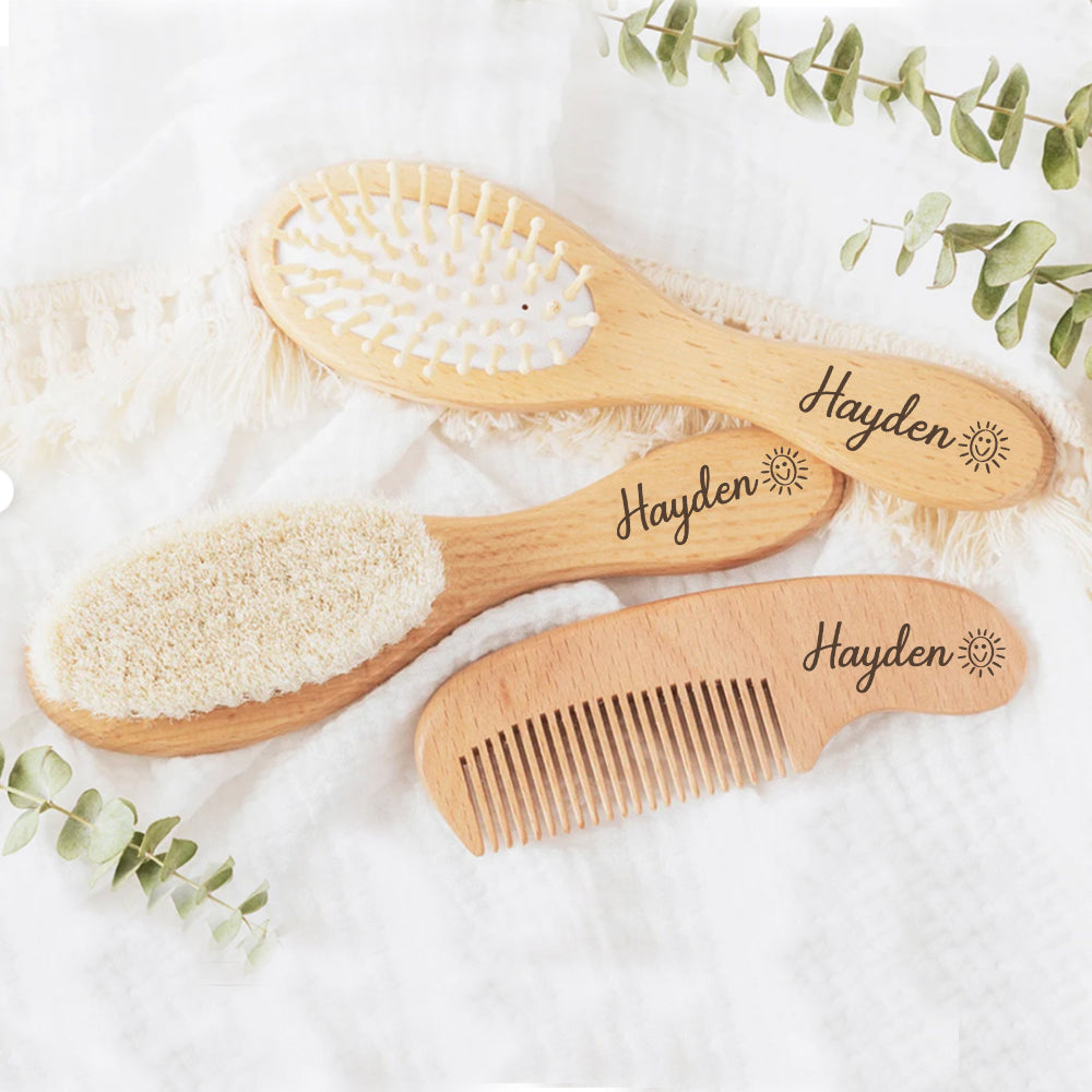 Baby Hairbrush Personalized