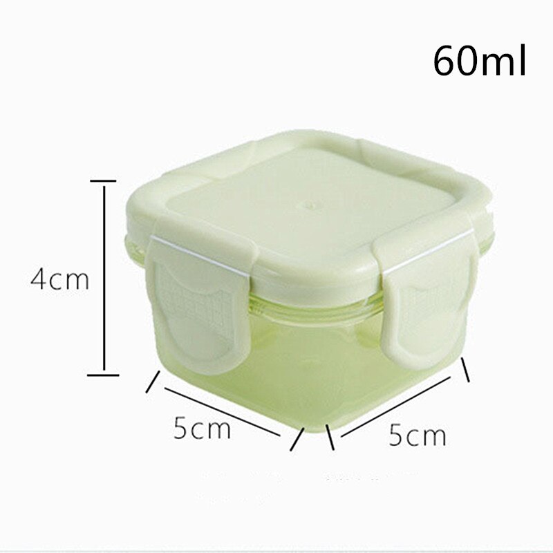 4pcs BPA Free Mini Baby Food Storage Containers