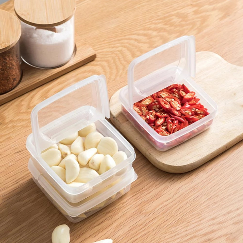 1PCS Butter Cheese Storage Box Portable Refrigerator Fruit Vegetable Fresh-keeping Organizer Box