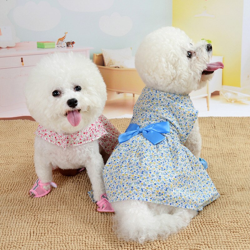 Pet Denim Princess Dress