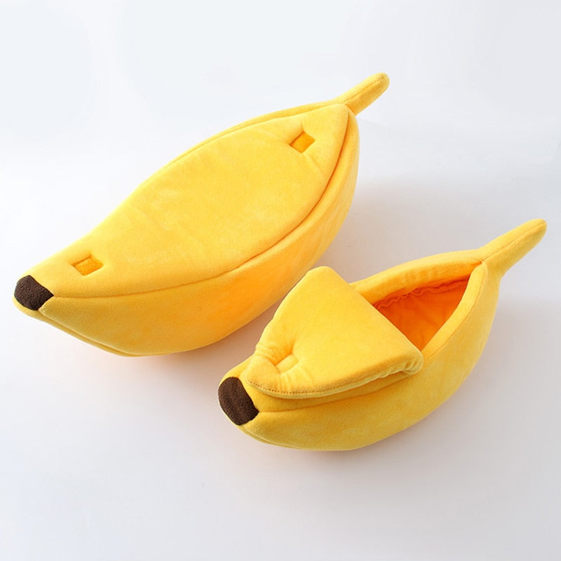 Funny Banana Cat Bed House Cute