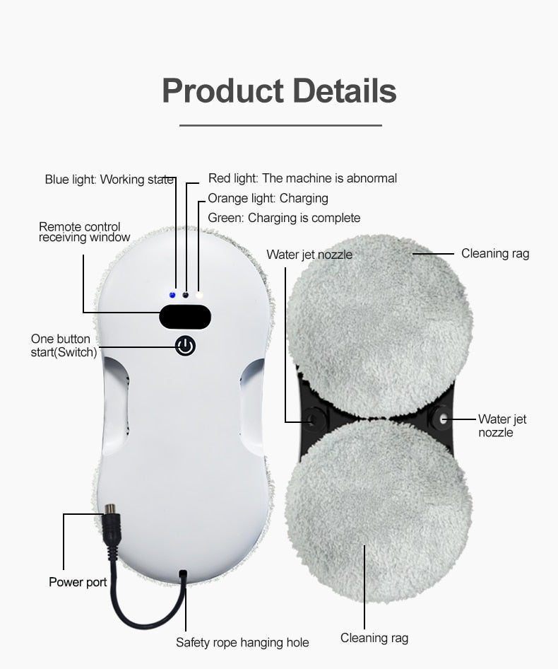 Home Window Cleaning Robot Smart