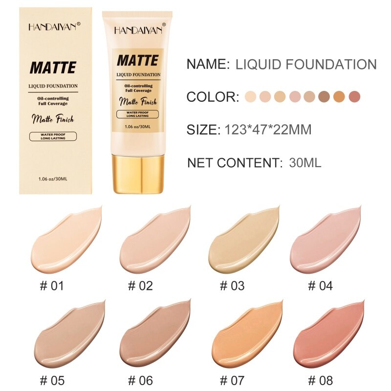 Matte Liquid Foundation Cream