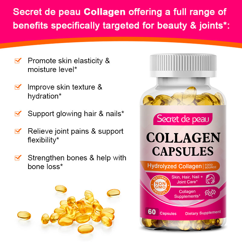 3 Bottles Hydrolyzed Collagen Capsule