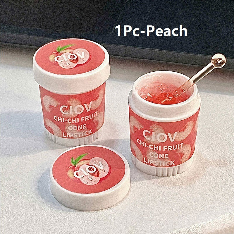 Strawberry Ice Cream Lip Mask Set for Moisturized, Smooth Lips