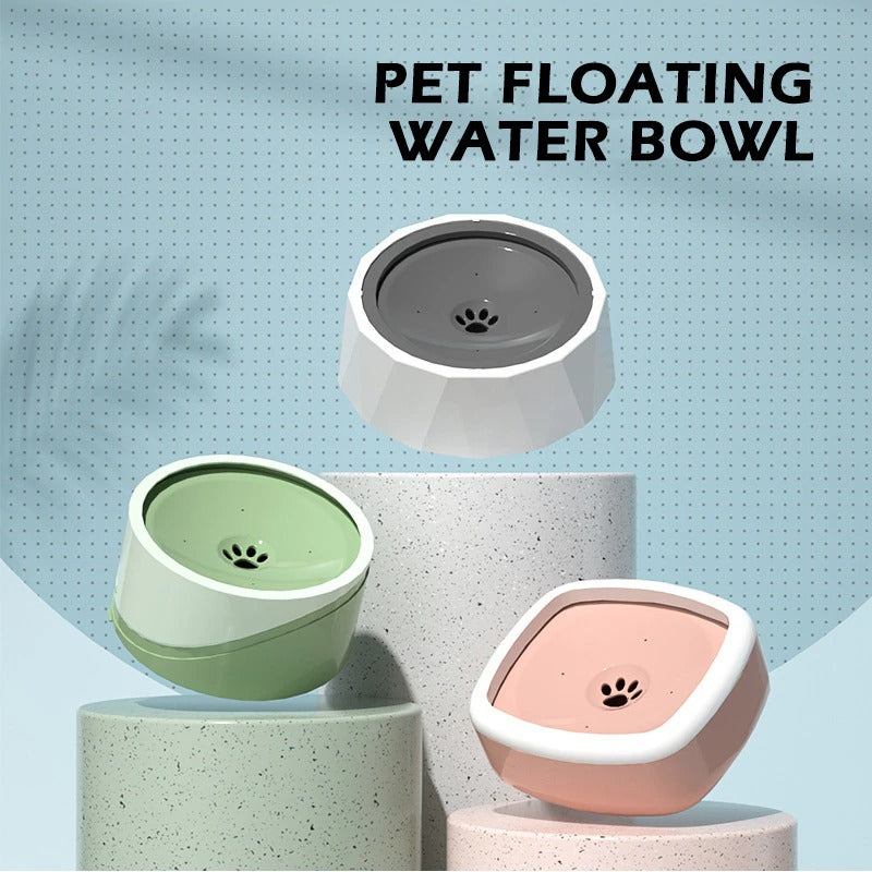 1/1.5L Dog Pet Floating Bowl Cat Dog Drinking Water