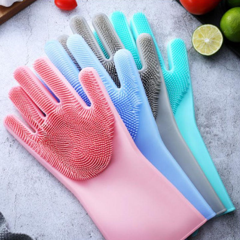 1Pc Multifunction Rubber Gloves Cleaning Household Magic Kitchen Gloves