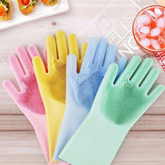 1Pc Multifunction Rubber Gloves Cleaning Household Magic Kitchen Gloves