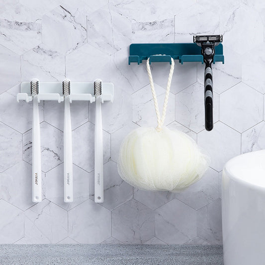 Wall-Mounted Toothbrush Holder with Strong Adhesive