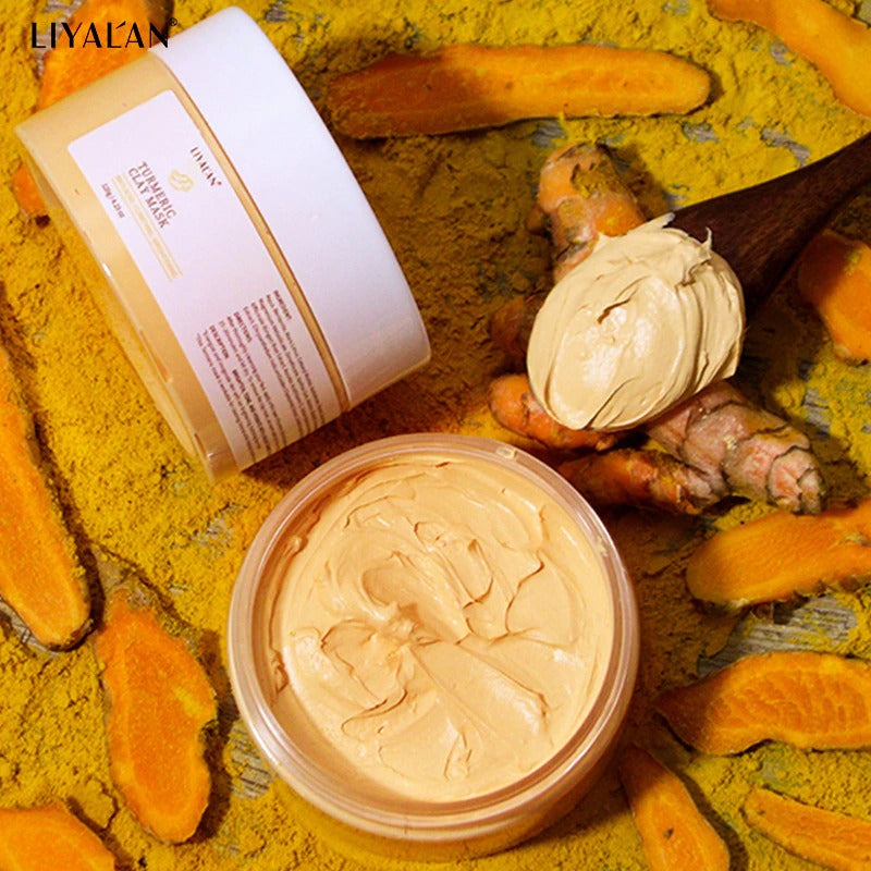 20G Anti Acne Tumeric Mud Mask Beauty Facial Cleansing