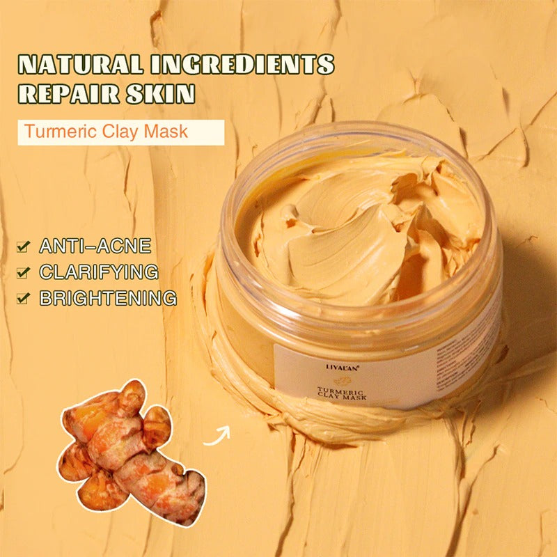 20G Anti Acne Tumeric Mud Mask Beauty Facial Cleansing