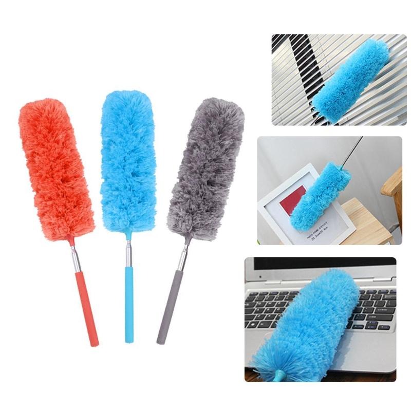 Adjustable Microfiber Dusting Brush Extend Stretch