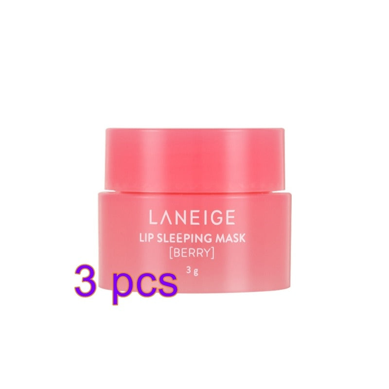 Pink Korean Lip Care: 3G Nourish Lip Mask for Day and Night Hydration and Protection