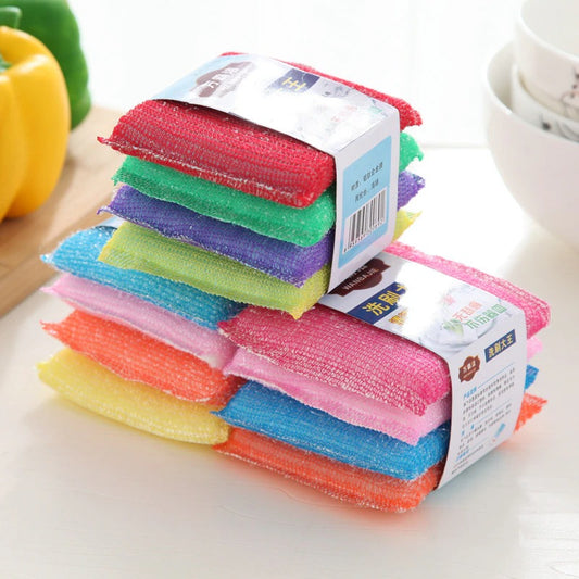 4pcs Kitchen Cleaning Sponge Double Sided