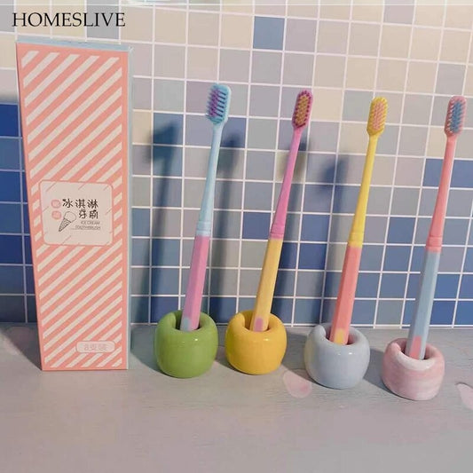 8Pcs HOMESLIVE New High Quality Sharpened Silk Soft Bristles Small Brush