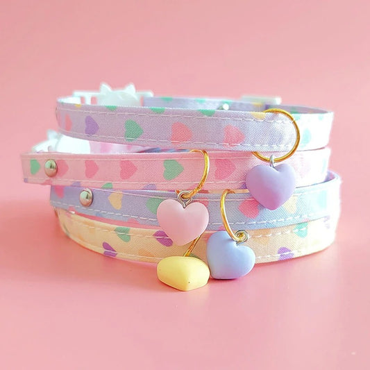 Adjustable Cat Collar Safety Buckle Cute Fashion Puppy Collar