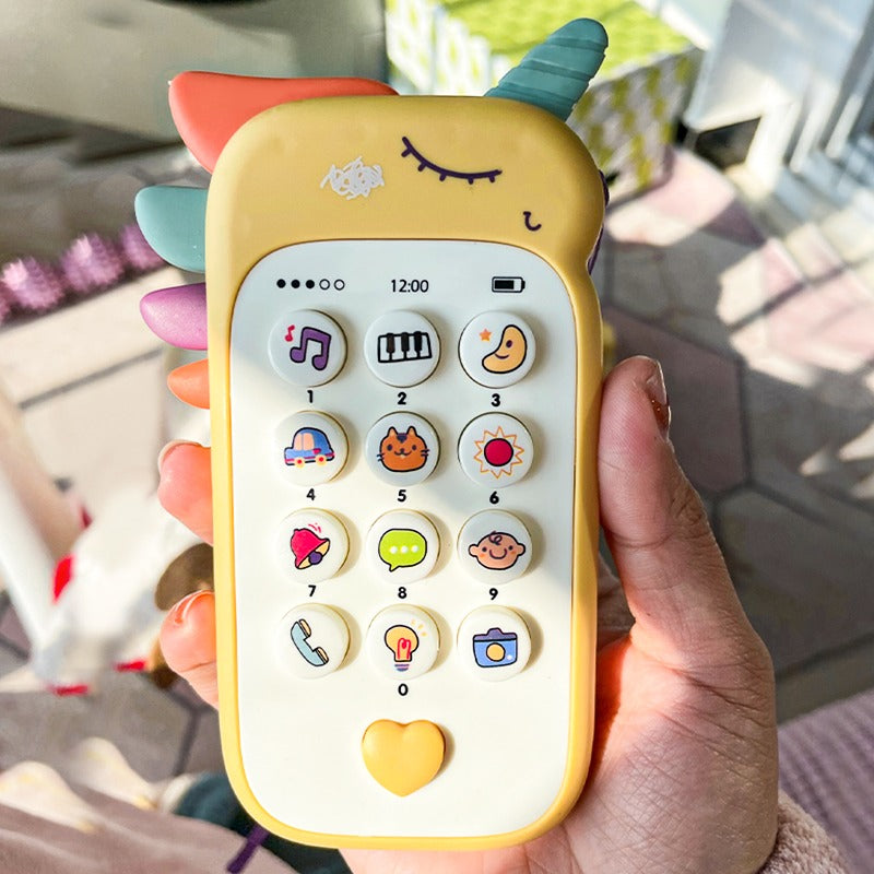 Baby Phone Toy with Music and Teether: An Early Educational Gift