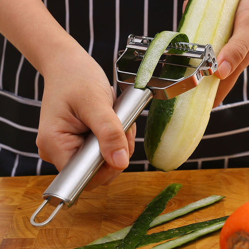 Stainless Steel Double-Head Vegetable Peeler for the Kitchen