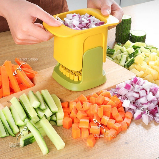 Multi-Purpose Handheld Vegetable Chopper and Slicer