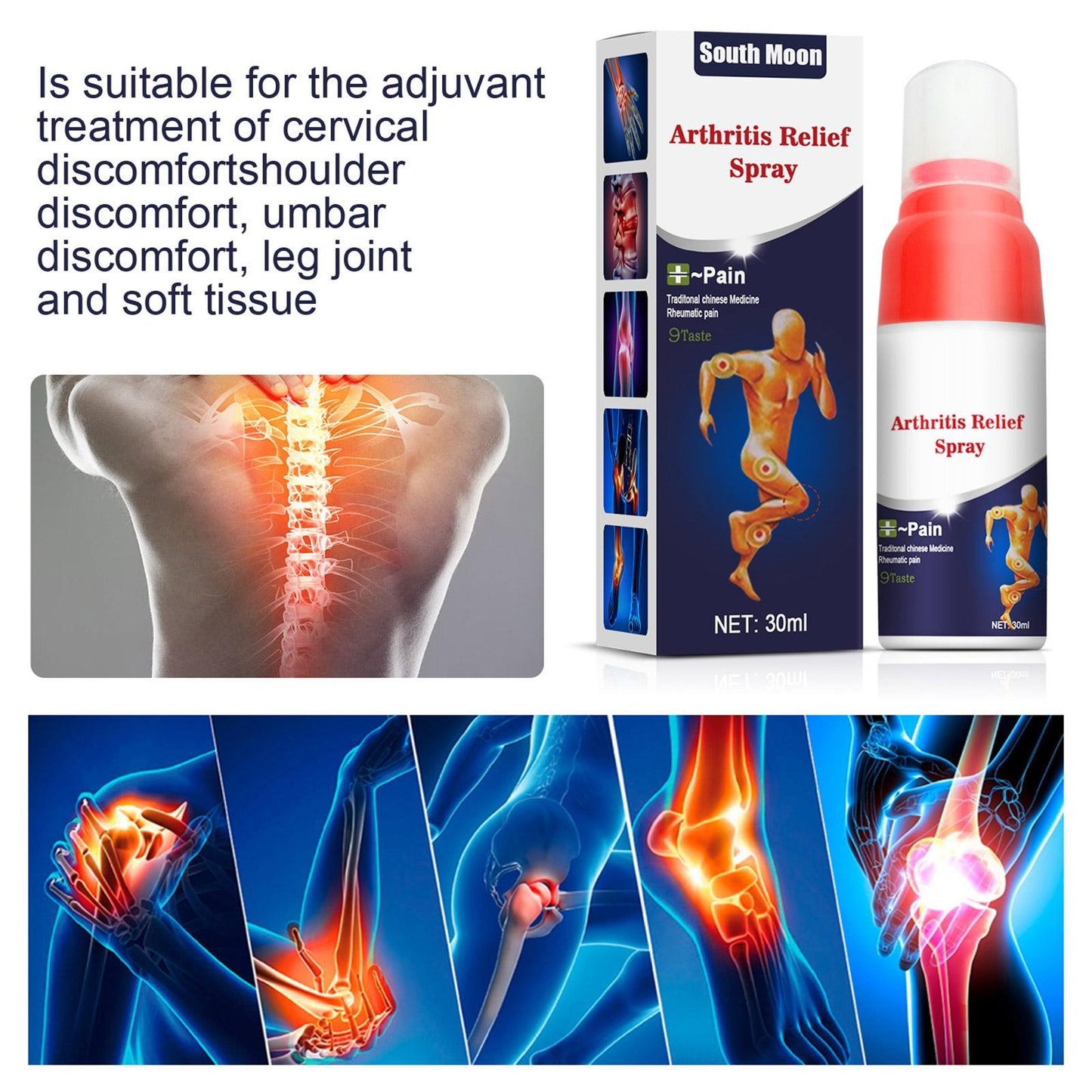 Rheumatoid Arthritis Bones Pain Relief Spray