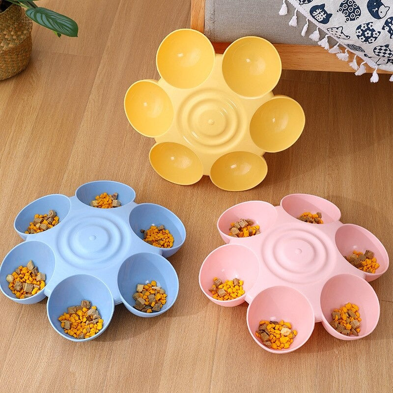 Multifunctional ix Pet Feeding Bowl