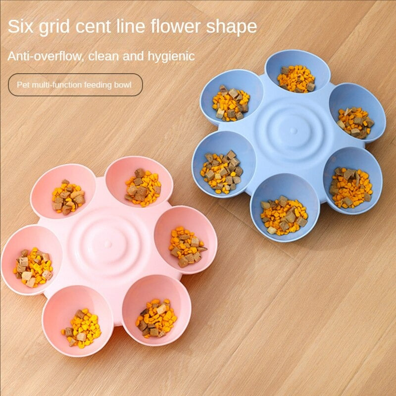 Multifunctional ix Pet Feeding Bowl