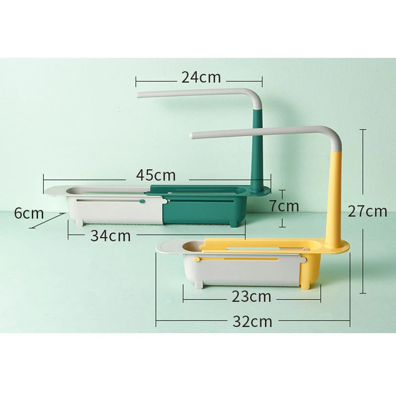 Telescopic Sink Shelf Kitchen Sink Drain